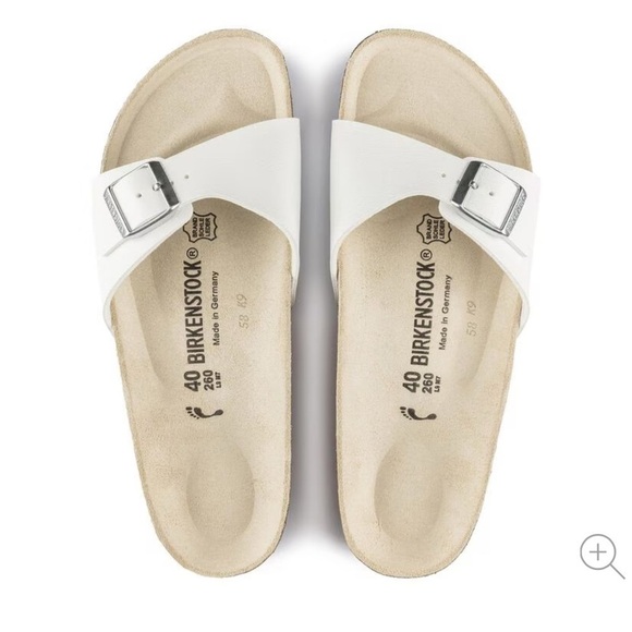 Birkenstock Shoes - Birkenstock White Madrid size 40